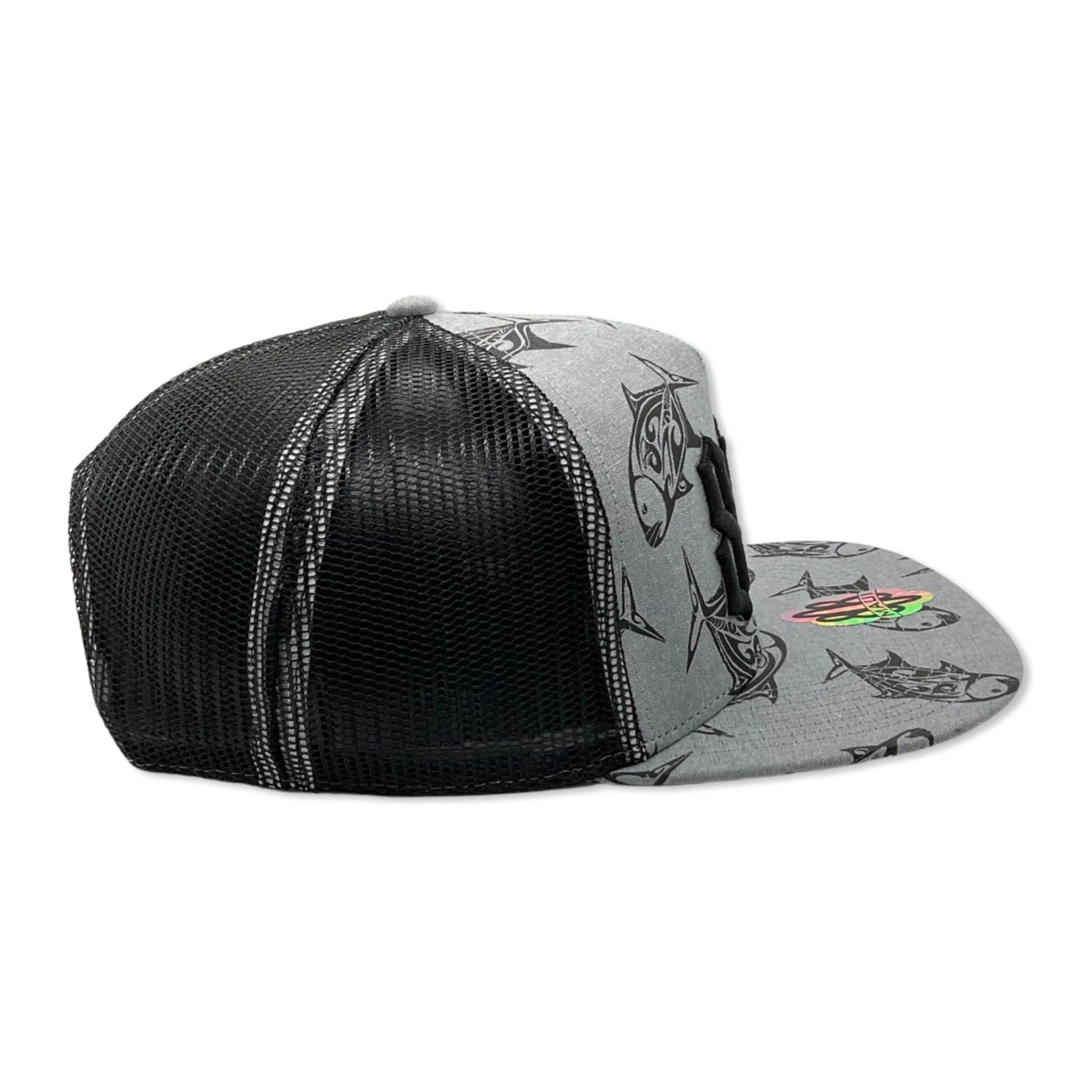808 3D Trucker Flatbill Hat