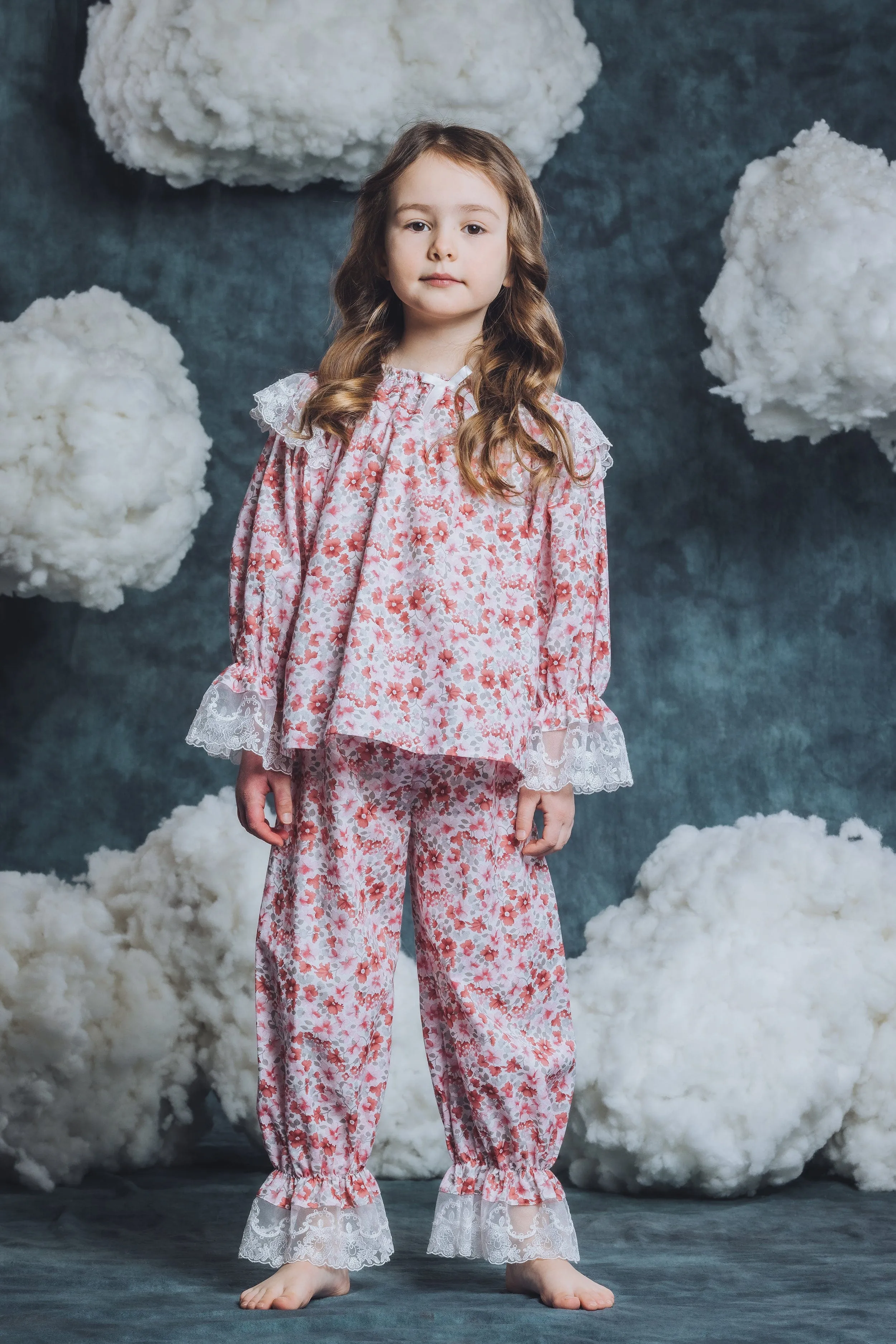 Amiki Children Girls Daniela Pyjama Set in Pink