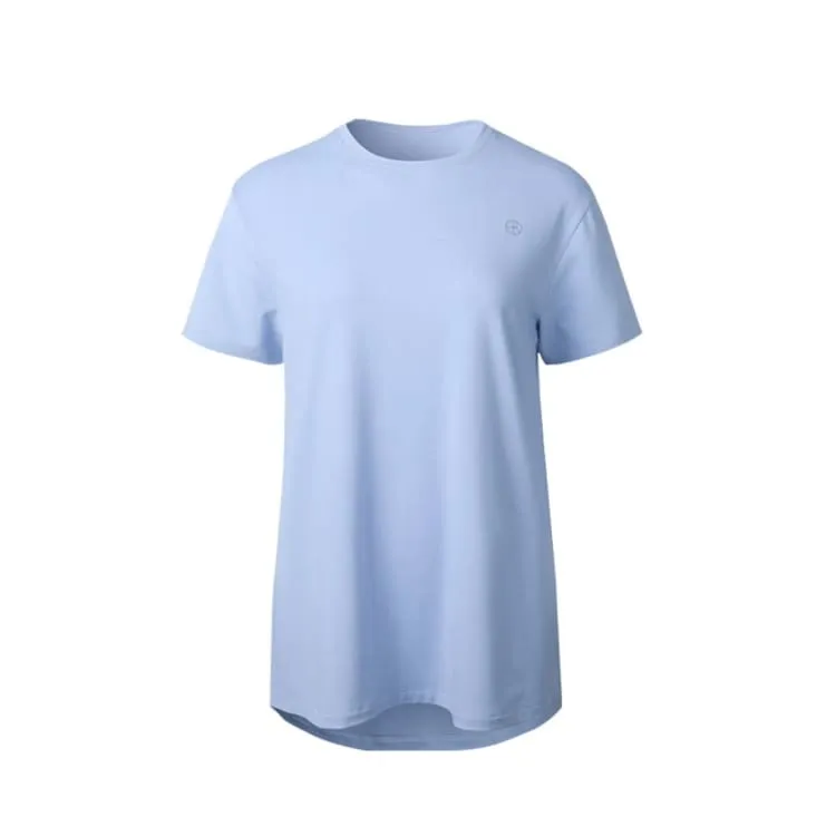 Barrel Fit Over Fit Short Sleeve-BLUE