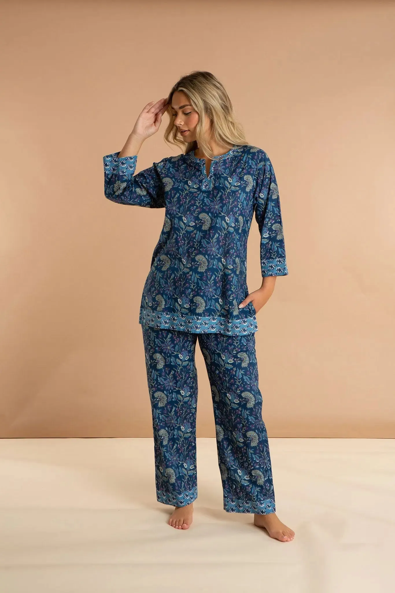 Blue Lagoon Women's Cotton Pyjamas