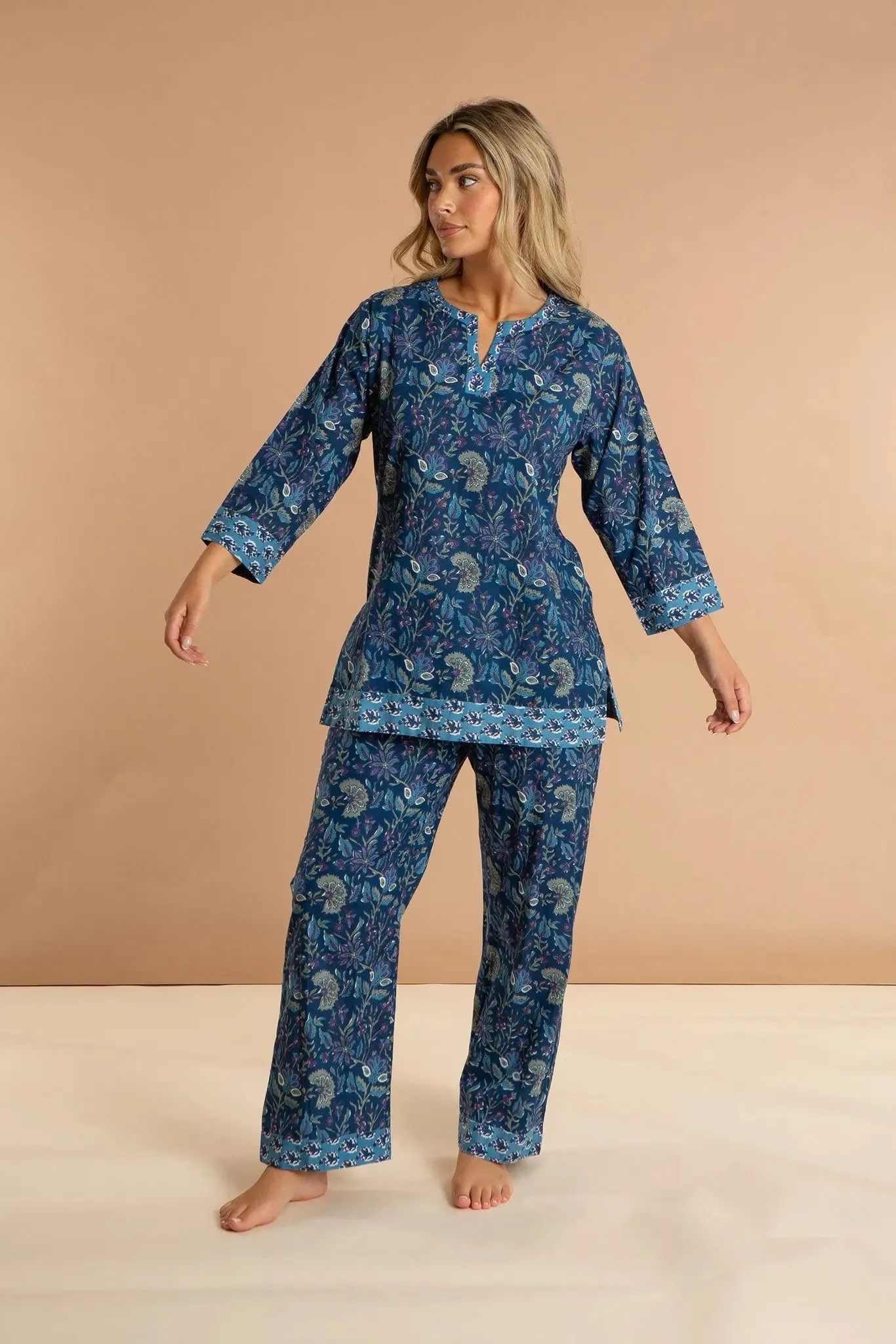 Blue Lagoon Women's Cotton Pyjamas