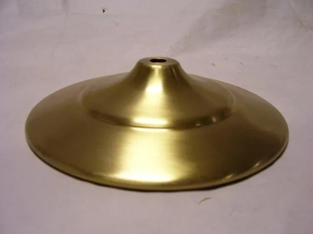 Brass Vase Caps w/Satin Brass Finish - 3-1/2"