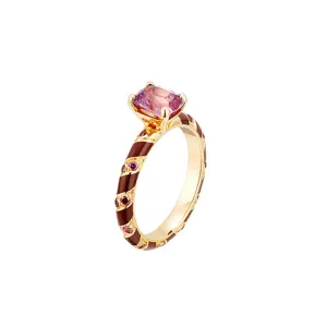 Candy Pave Ring One of a Kind Purple