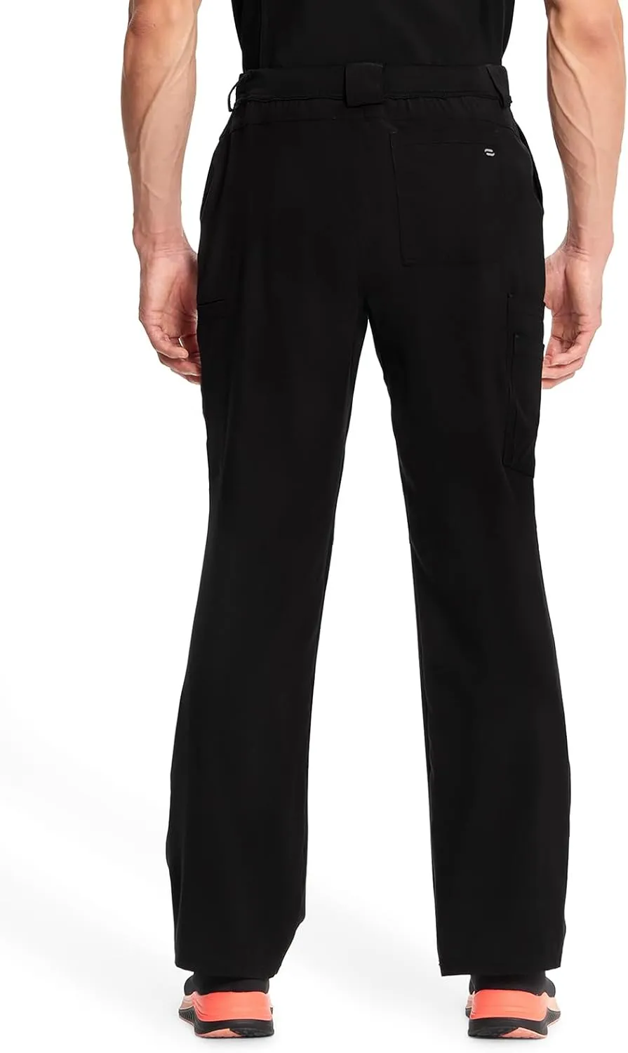 Cherokee Infinity Mens Scrub Pants Modern Fit 6 Pockets Tapered Leg with Drawstring - CK200A
