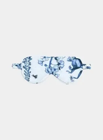 Chinoiserie Whimsy Cotton Sleep Mask