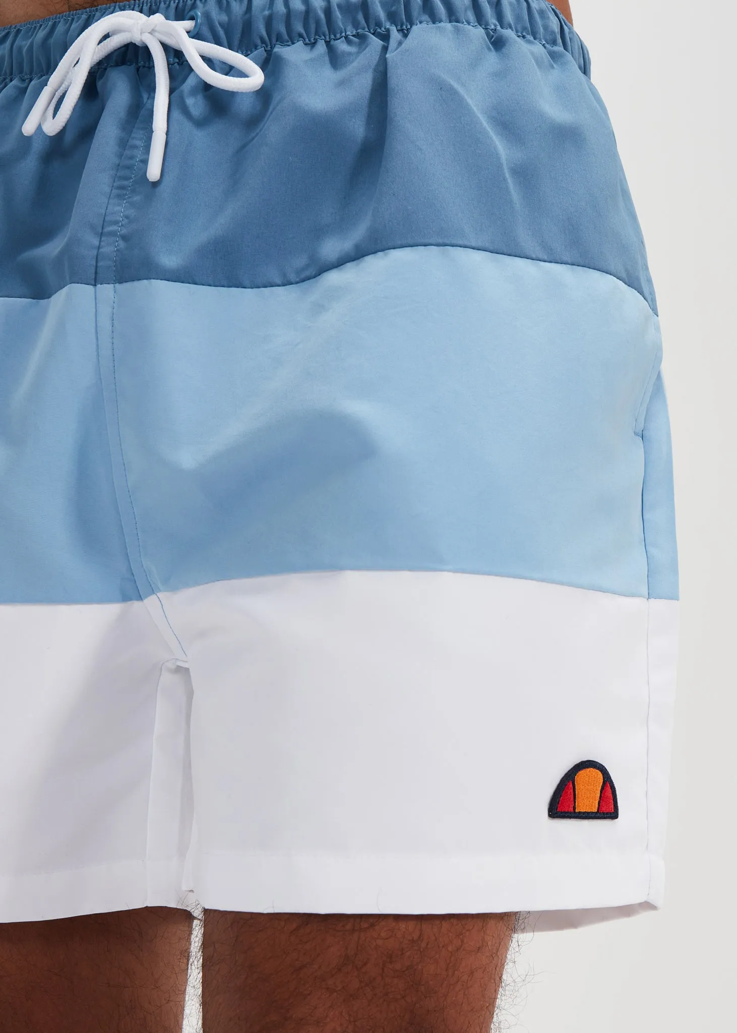 Cielo swim shorts - dark blue light blue white