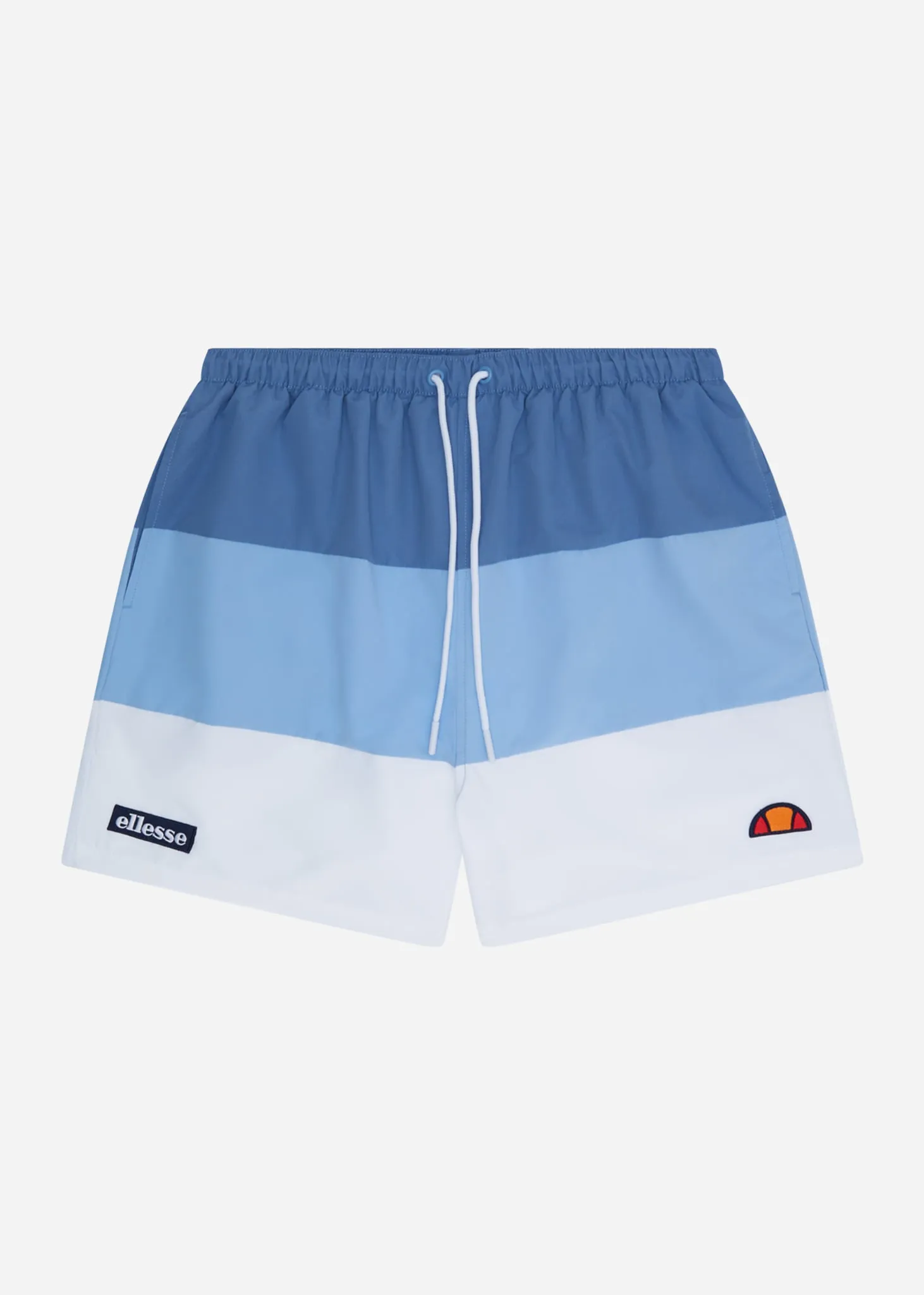Cielo swim shorts - dark blue light blue white