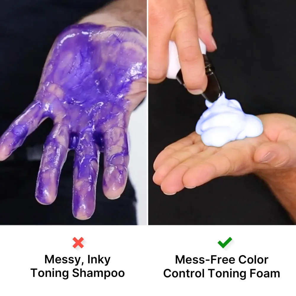 Color Control Purple Toning   Styling Foam