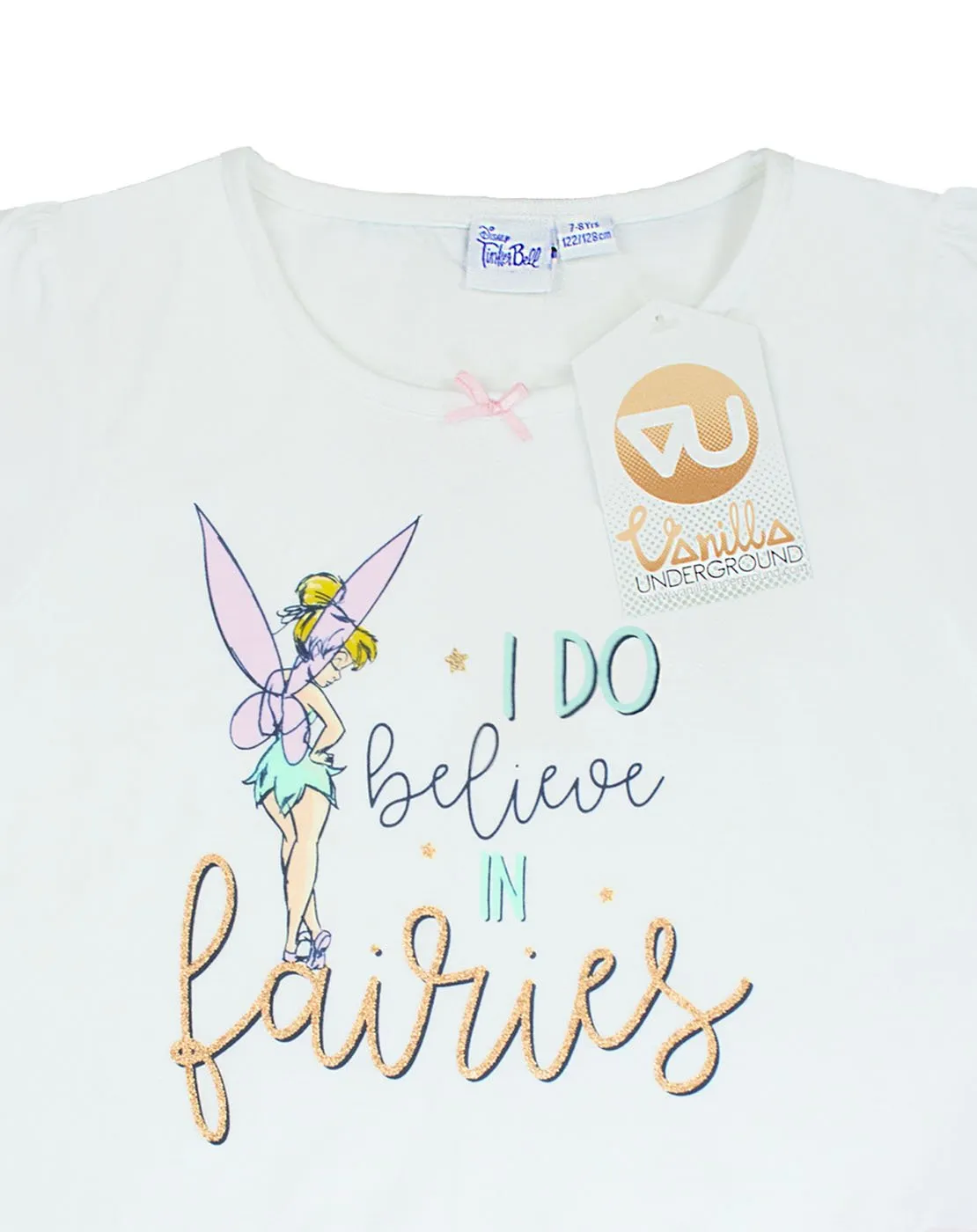 Disney Peter Pan Tinkerbell I Do Believe In Fairies Girl's Long Pyjamas