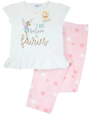 Disney Peter Pan Tinkerbell I Do Believe In Fairies Girl's Long Pyjamas