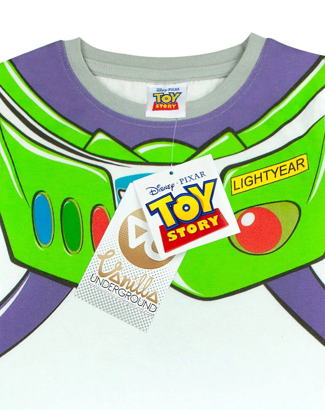 Disney Pixar Toy Story Buzz lightyear Costume Boy's Short Pyjamas Nightwear Set