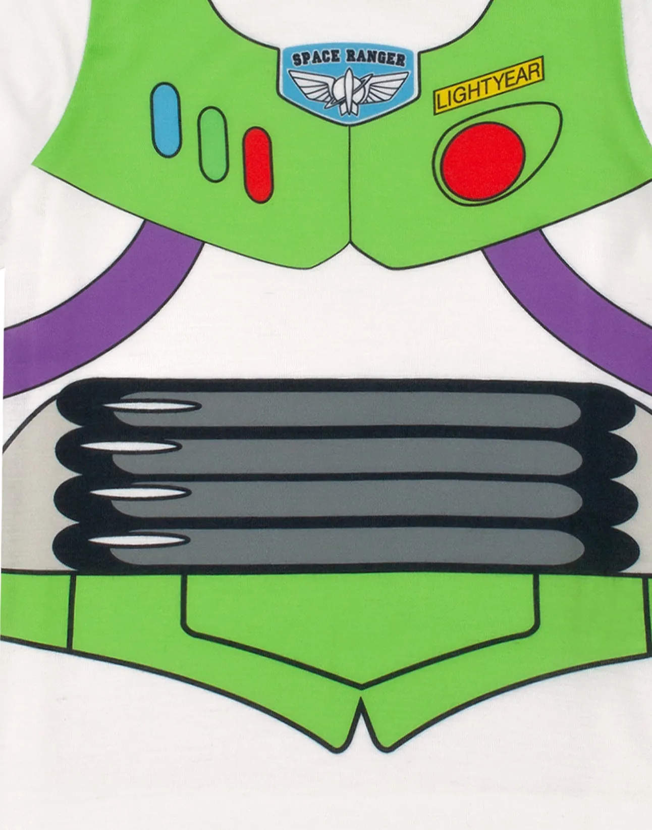 Disney Toy Story Boys Pyjamas Buzz Lightyear Costume - Green