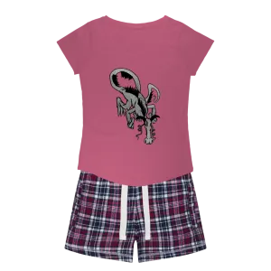 Dragon Women's Sleepy Tee and Flannel Short
