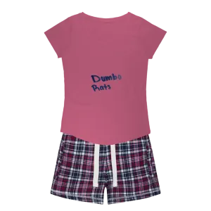 Dumbo Rats Women's Sleepy Tee and Flannel Short