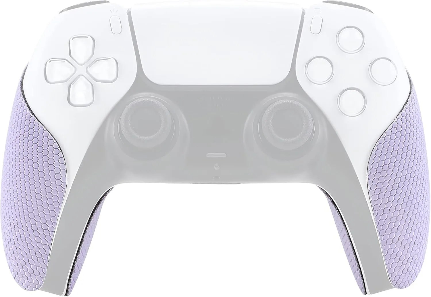 eXtremeRate PlayVital Mauve Purple Anti-Skid Sweat-Absorbent Controller Grip for ps5 Controller, Professional Textured Soft Rubber Pads Handle Grips for ps5 Controller