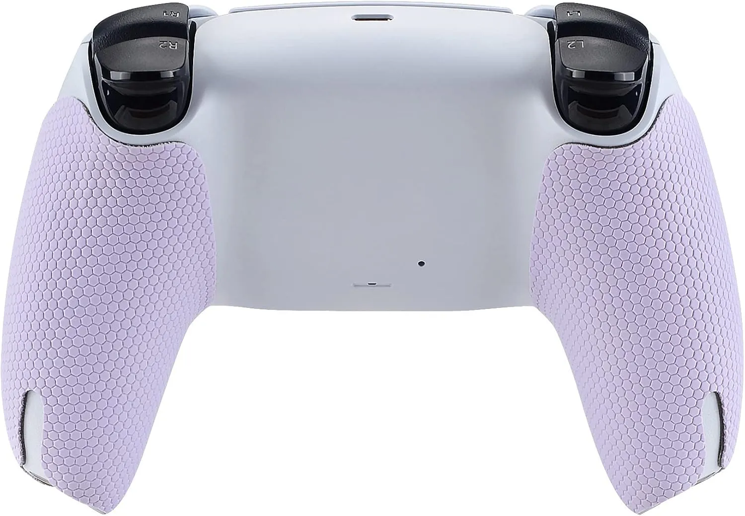 eXtremeRate PlayVital Mauve Purple Anti-Skid Sweat-Absorbent Controller Grip for ps5 Controller, Professional Textured Soft Rubber Pads Handle Grips for ps5 Controller