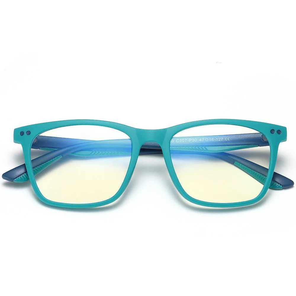 Genius - (Age 7-12)Children Blue Light Blocking Computer Reading Gaming Glasses