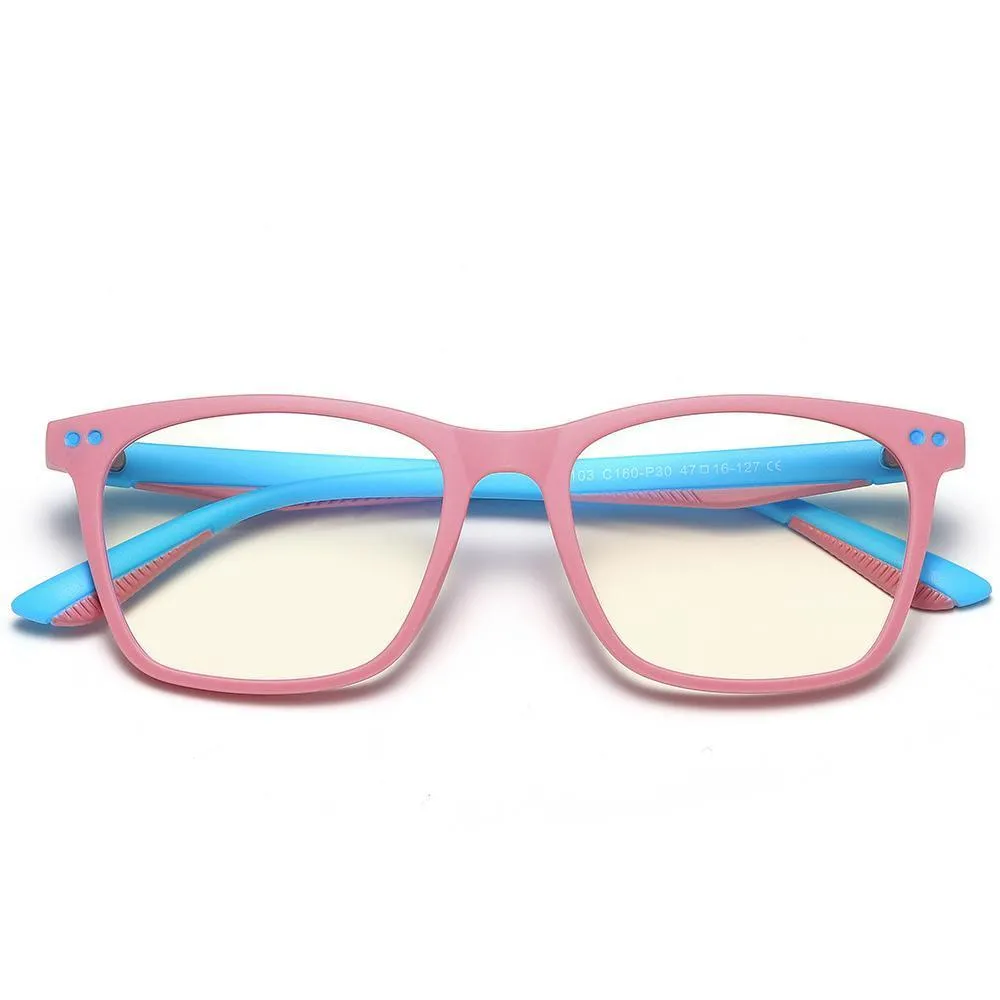 Genius - (Age 7-12)Children Blue Light Blocking Computer Reading Gaming Glasses