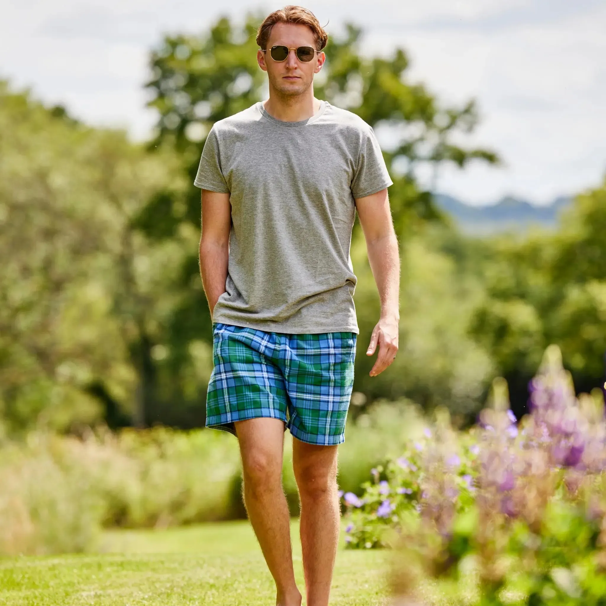 Green Sea Turtle Men's Pyjama Shorts