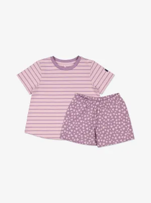 Hearts & Stripes Shortie Pyjamas