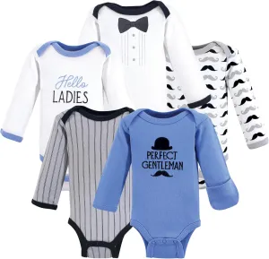 Hudson Baby baby-girls Cotton Preemie Bodysuits