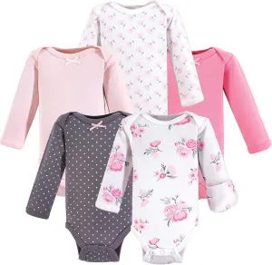 Hudson Baby baby-girls Cotton Preemie Bodysuits