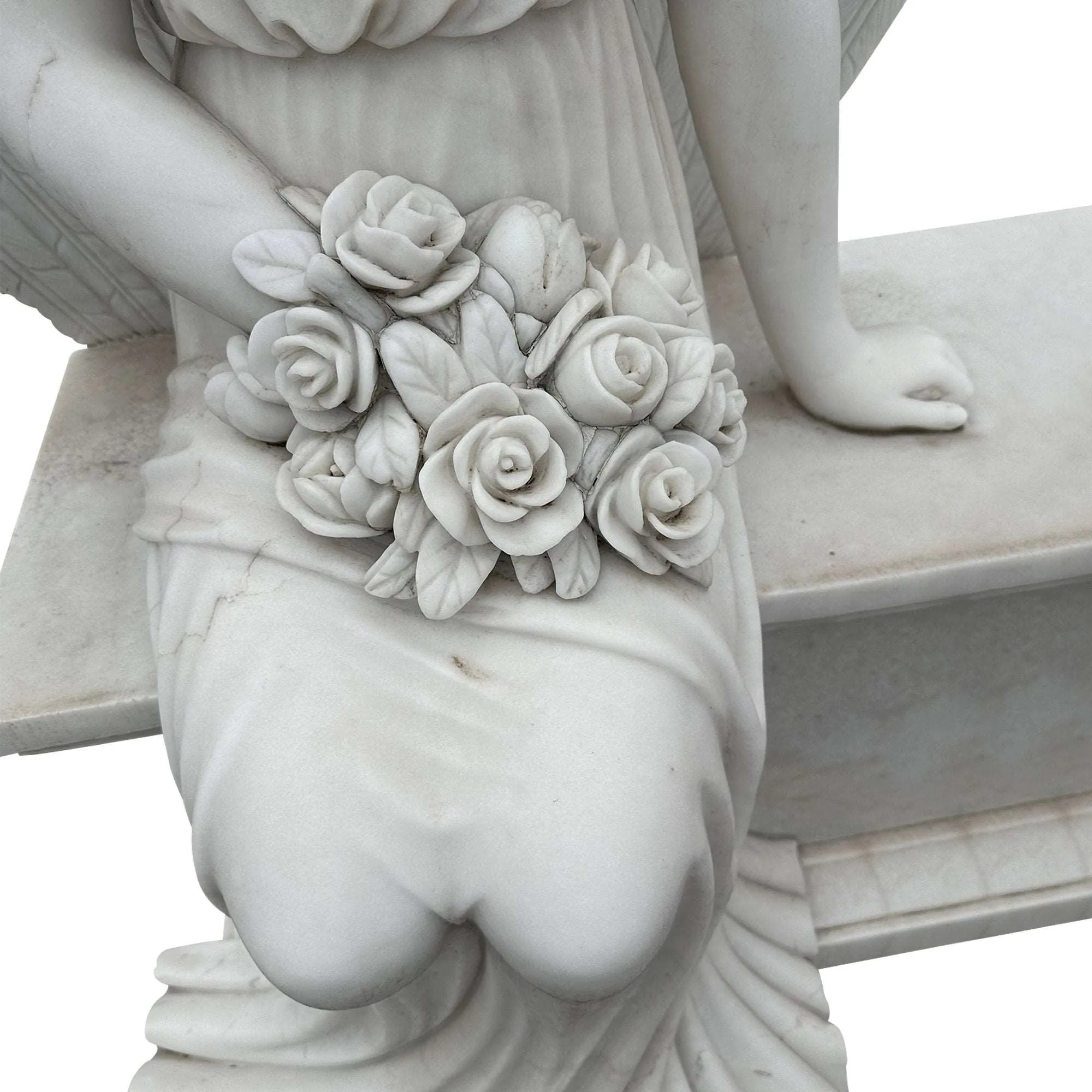 In Stock Garden Memorial Angel Statue - A Peaceful Tribute of Remembrance FM-055