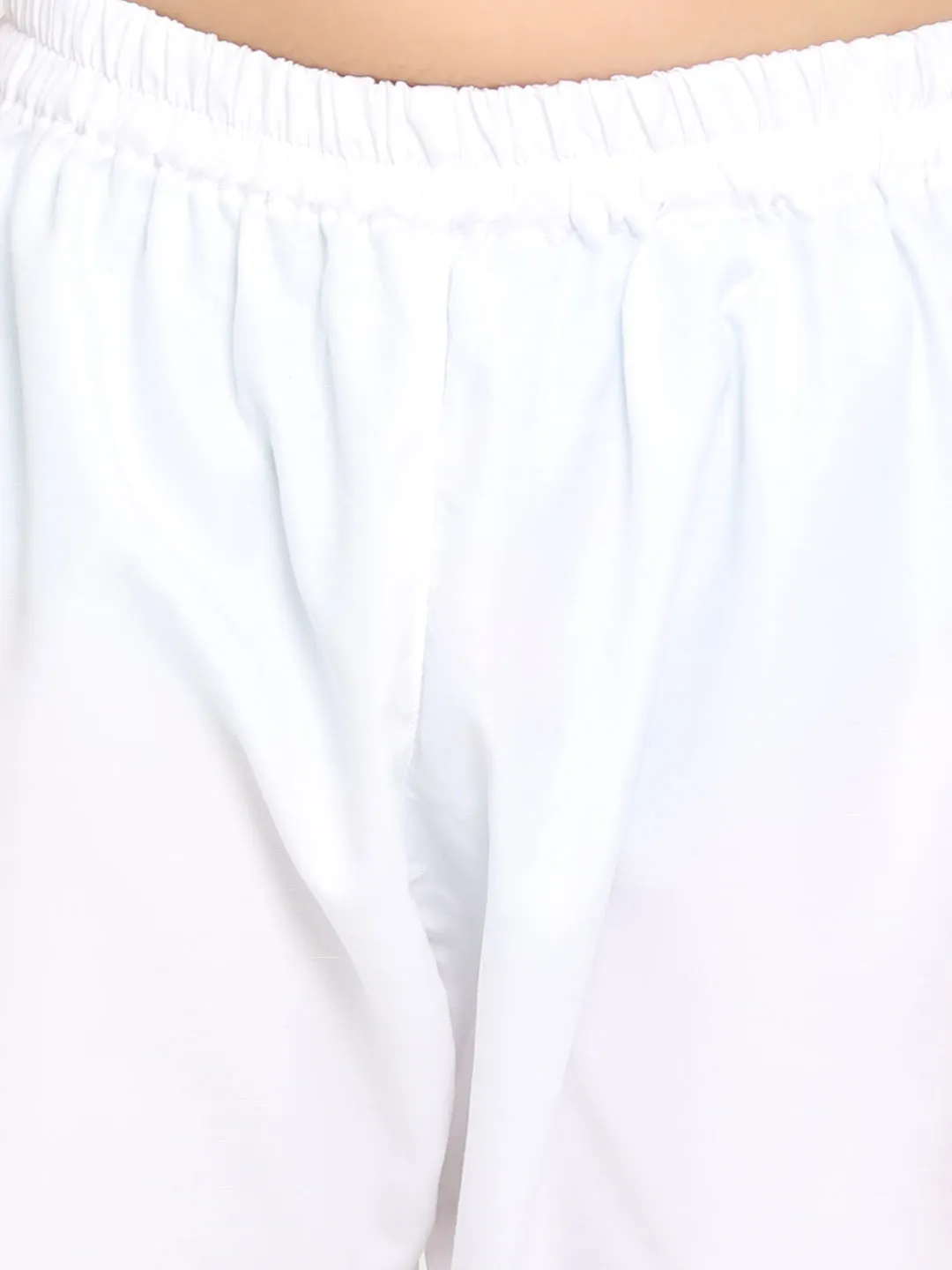 Jashvi Boys' Purple And White Kurta Pyjama Set