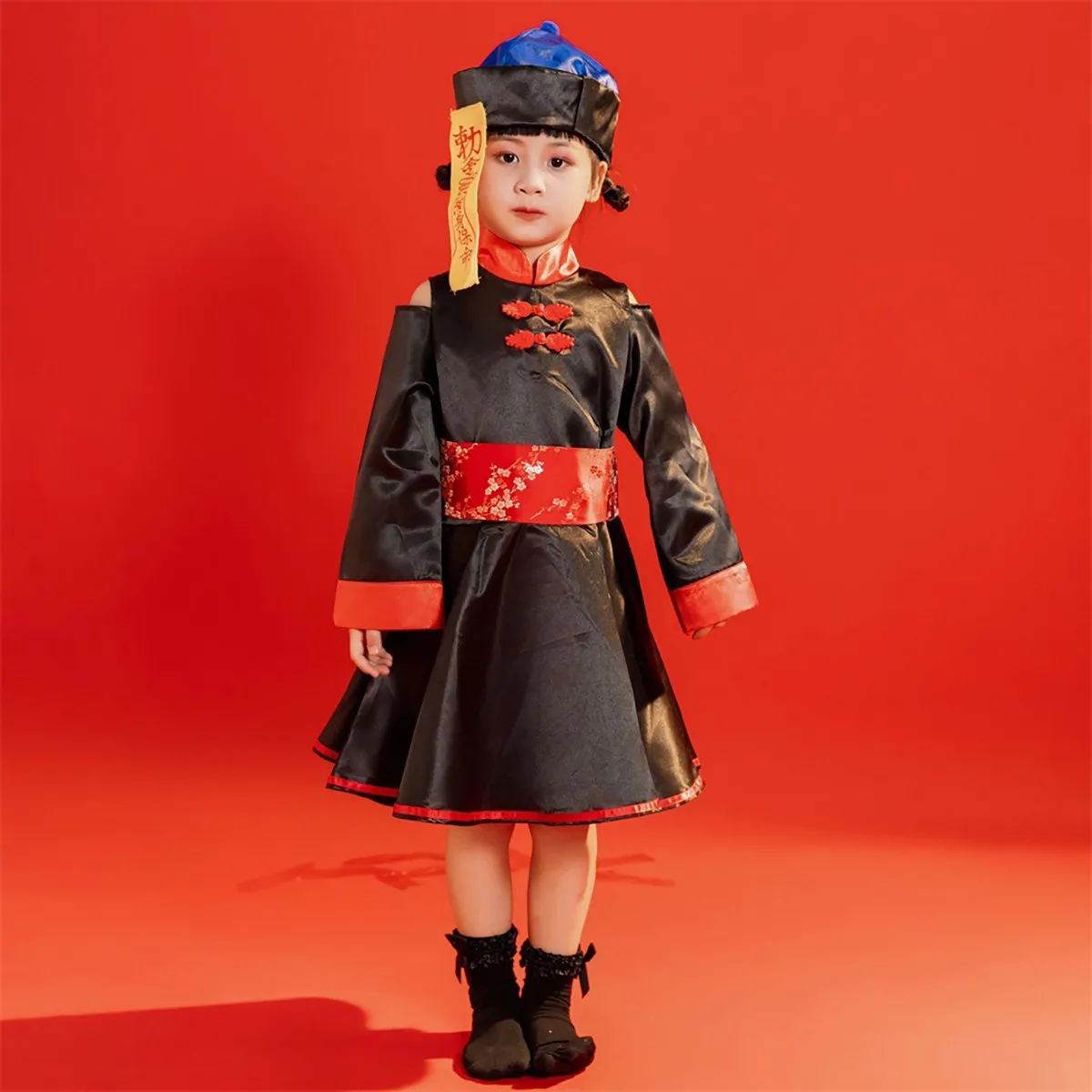 Kids Chinese Zombie Cosplay Costume