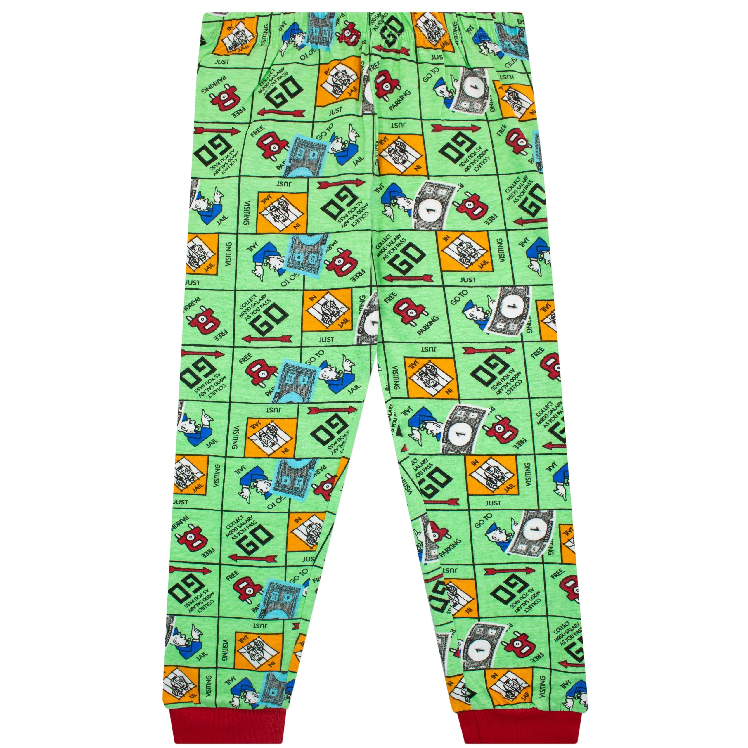 Kids Monopoly Long Sleeve Pyjamas