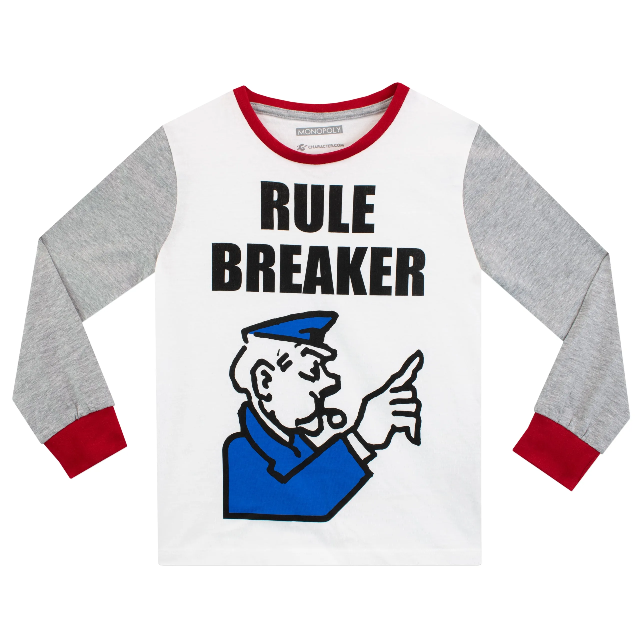 Kids Monopoly Long Sleeve Pyjamas