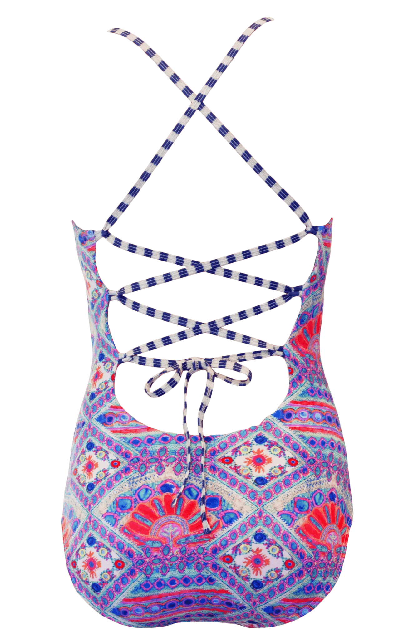 Lace Up One Piece - Tribal - FINAL SALE - FINAL FEW