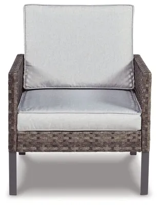 Lainey Outdoor Love/Chairs/Table Set (Set of 4)