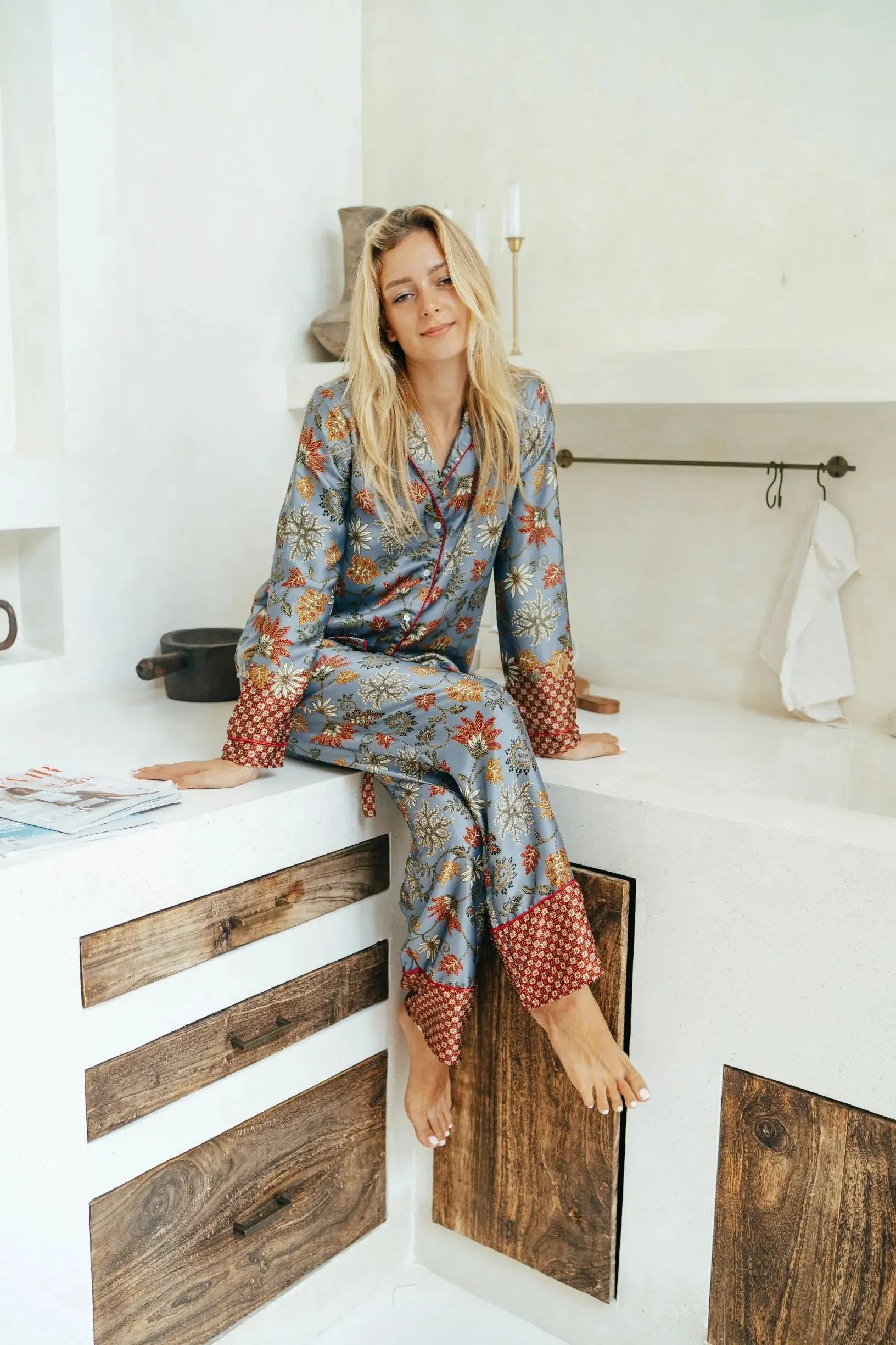 Lavender Long Pyjama Set