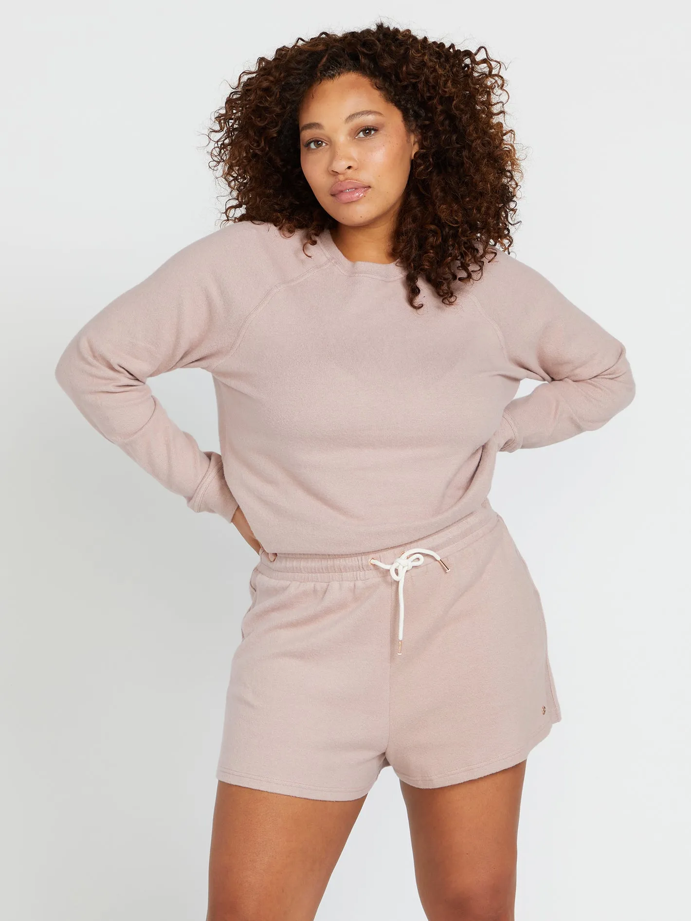 Lived in Lounge Fleece Shorts - Winter Orchid