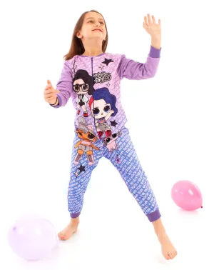 LOL Surprise Doll We Run the World Girl's Onesie - Purple