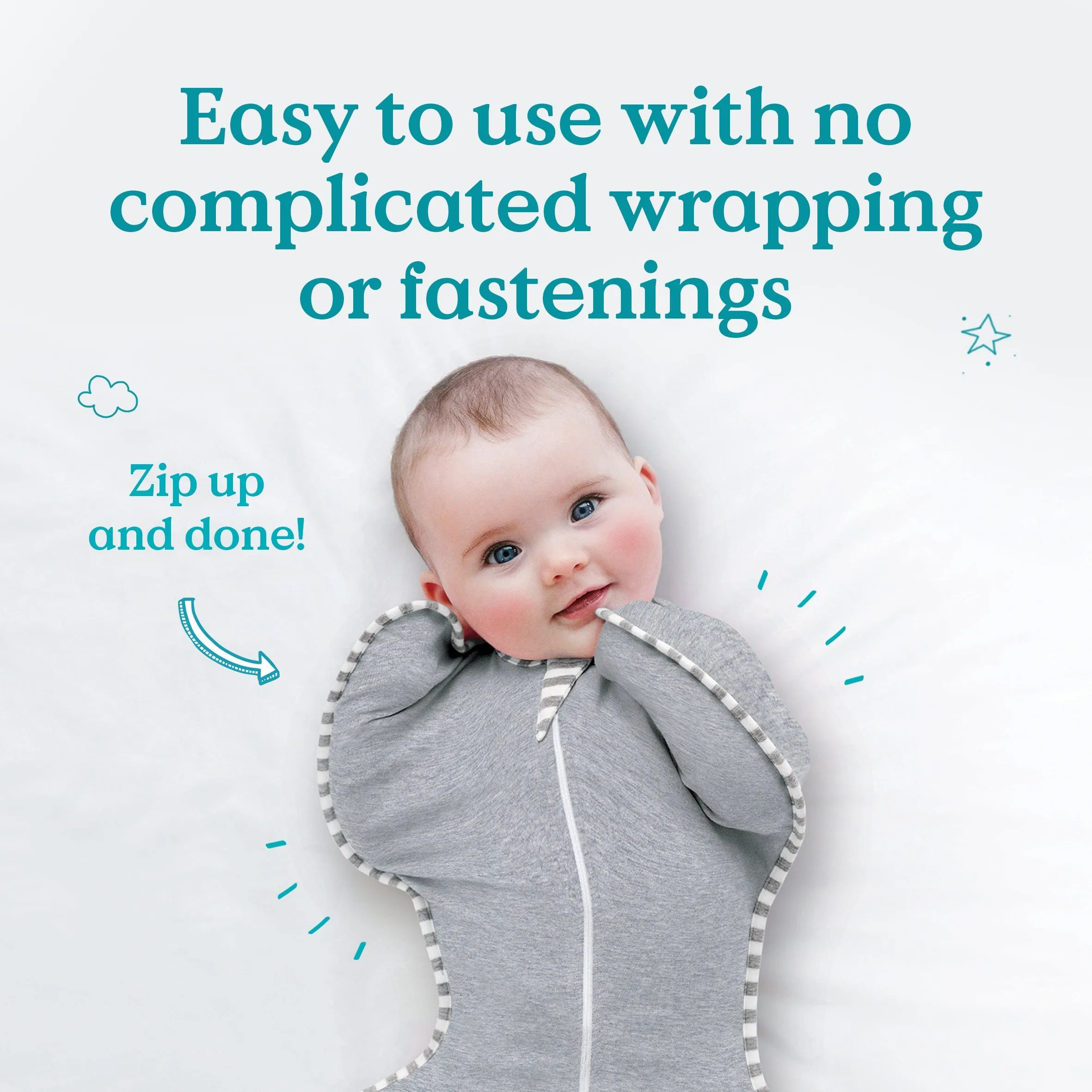 Love to Swaddle Up All Seasons Cotton Small Olive