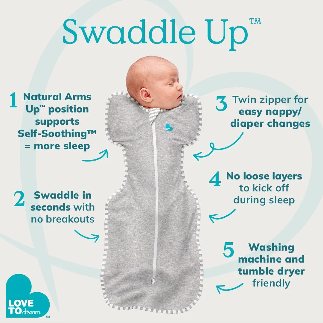 Love to Swaddle Up Extra Warm Small White