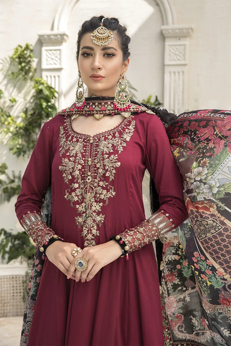 MARIA.B Sateen Collection 2020 – CST-307-Maroon