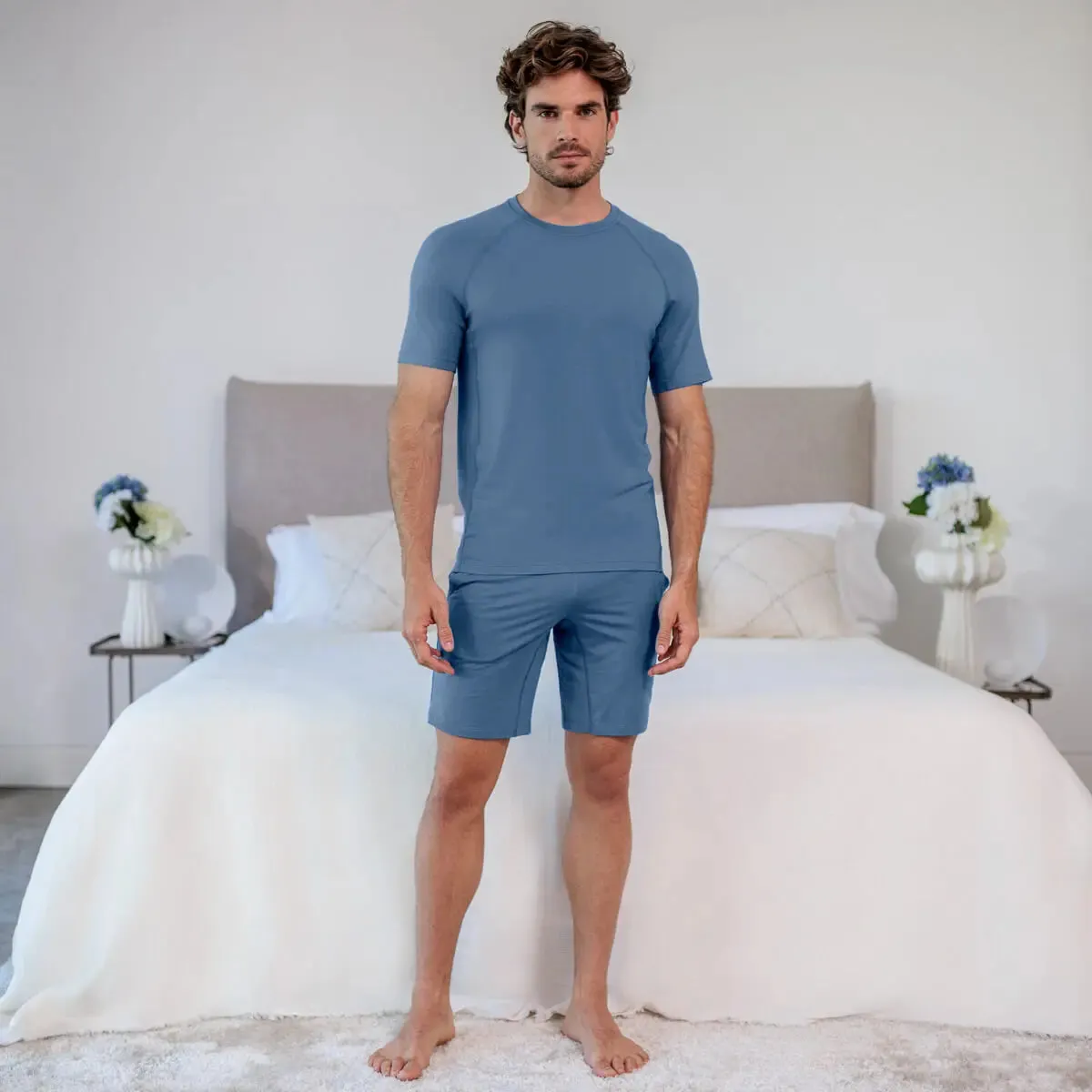 NATTWELL™ Mens Pyjama Shorts - Various Colours