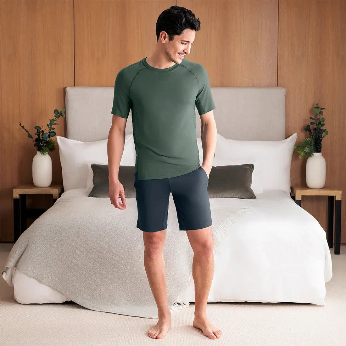NATTWELL™ Mens Pyjama Shorts - Various Colours