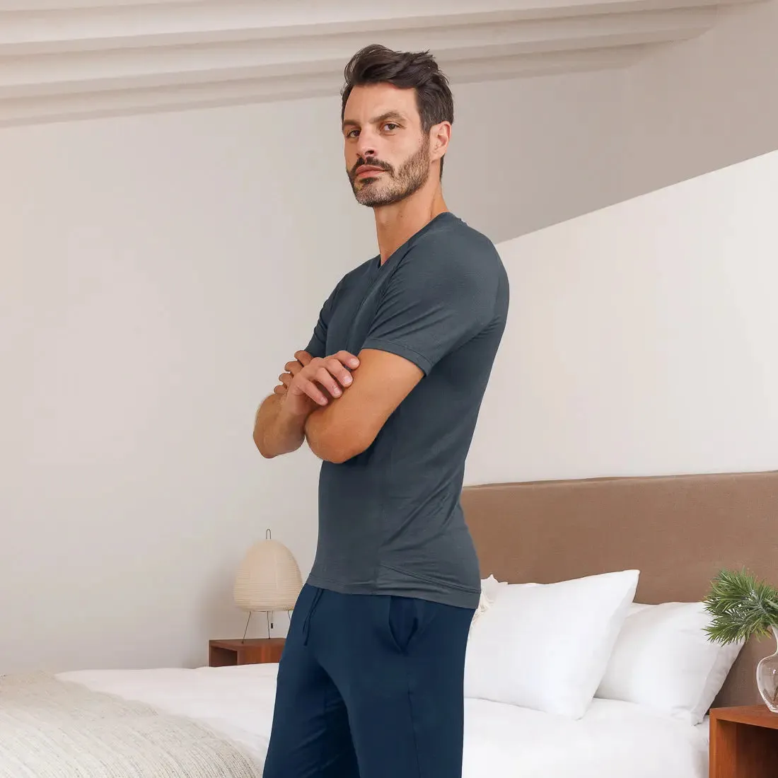 NATTWELL™ Men's T-Shirt V-Neck - Various Colours