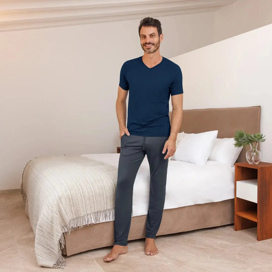 NATTWELL™ Men's T-Shirt V-Neck - Various Colours