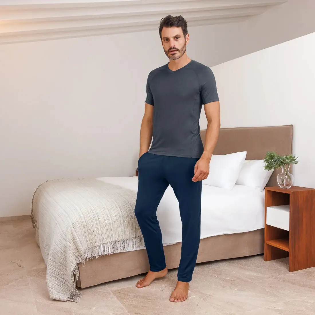 NATTWELL™ Men's T-Shirt V-Neck - Various Colours