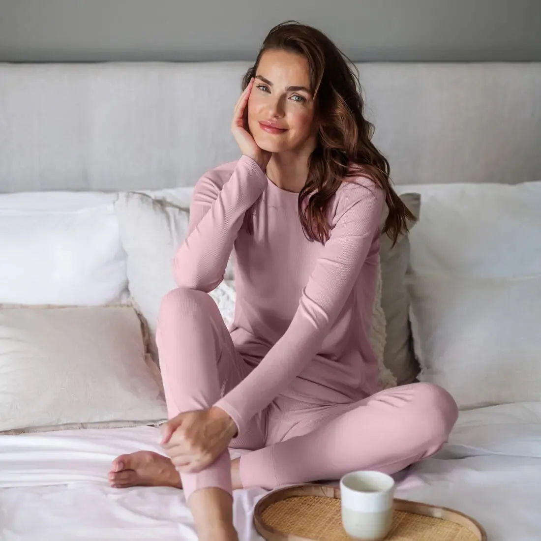 NATTWELL™ Women's Long Sleeve Top Rib - Various Colours