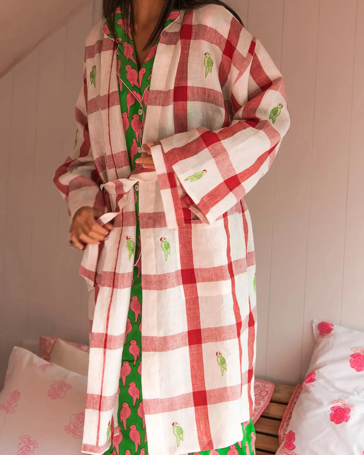 Parrot Unisex Kimono