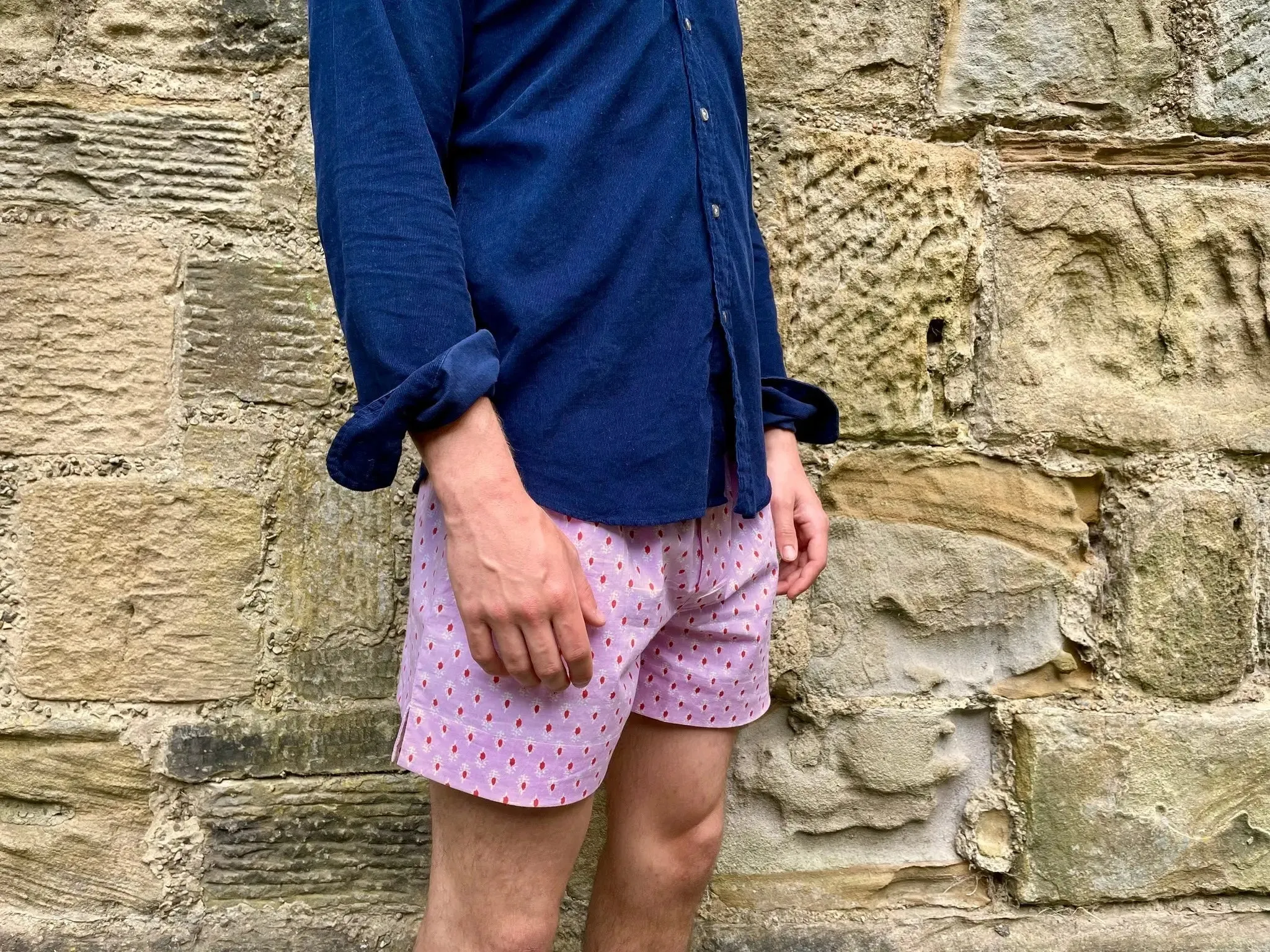 Pink 'Boxer' Unisex Shorts