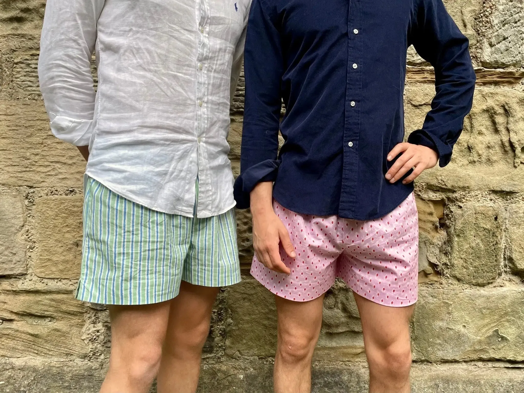 Pink 'Boxer' Unisex Shorts