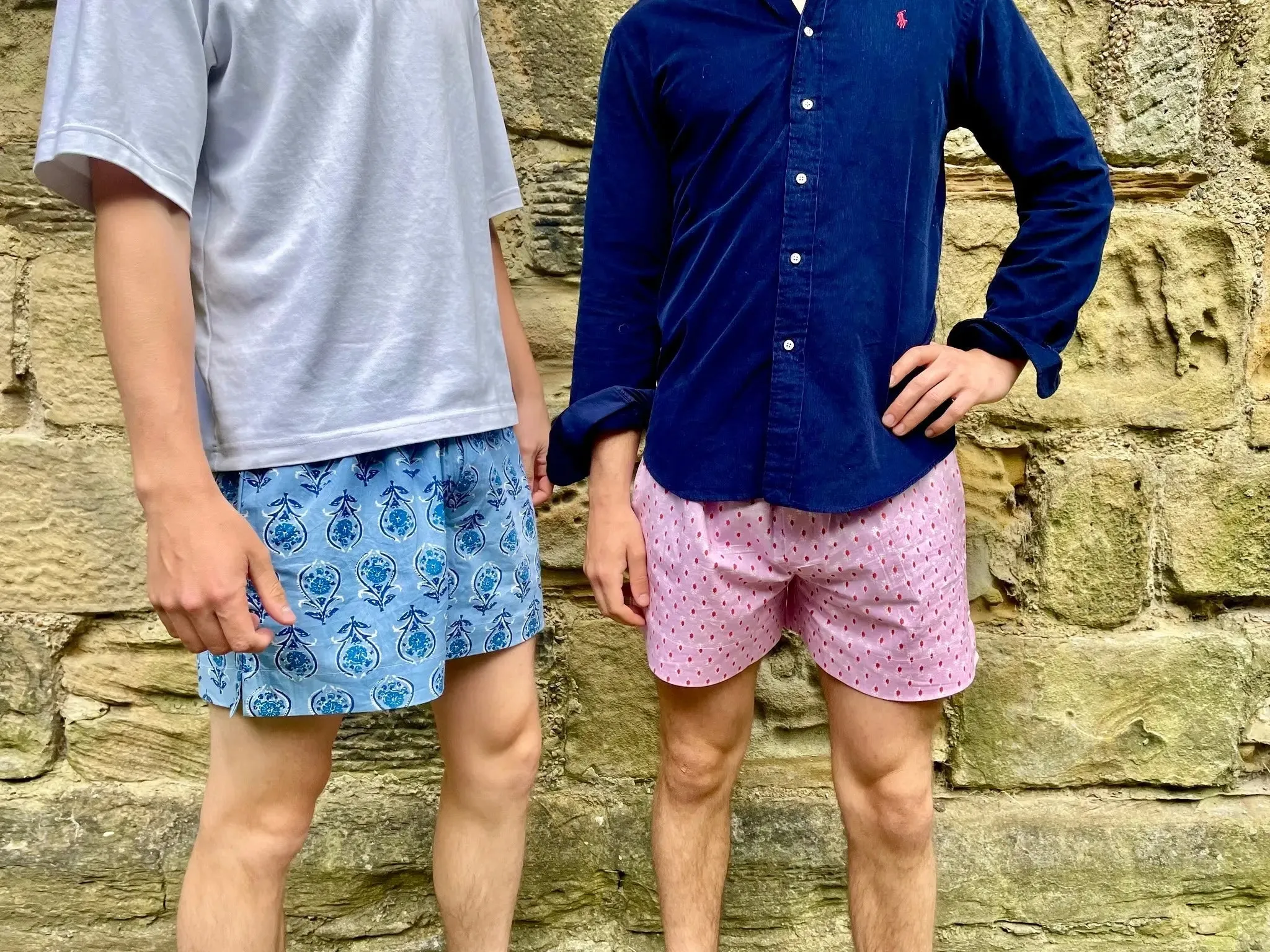 Pink 'Boxer' Unisex Shorts