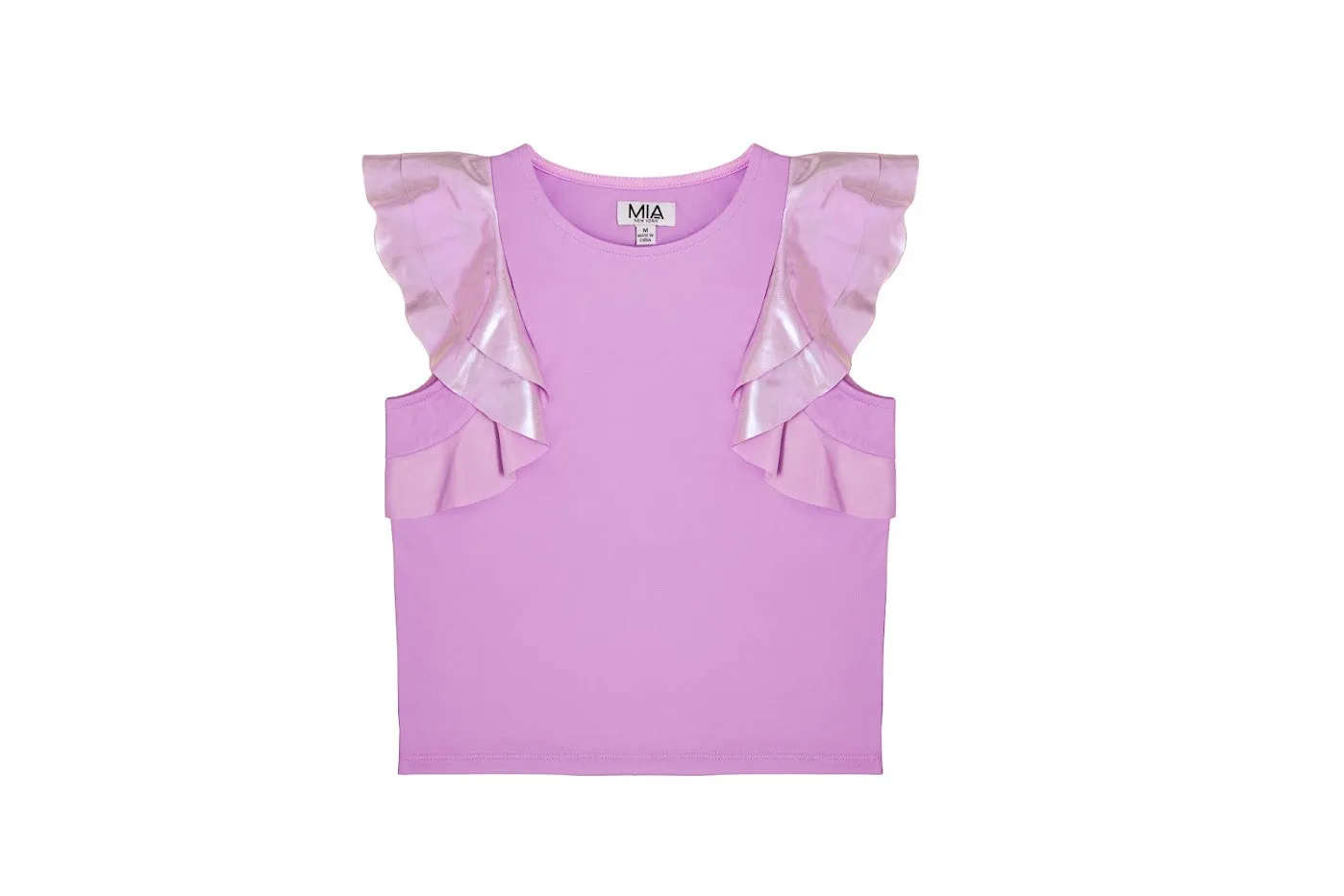 Purple Flutter Top